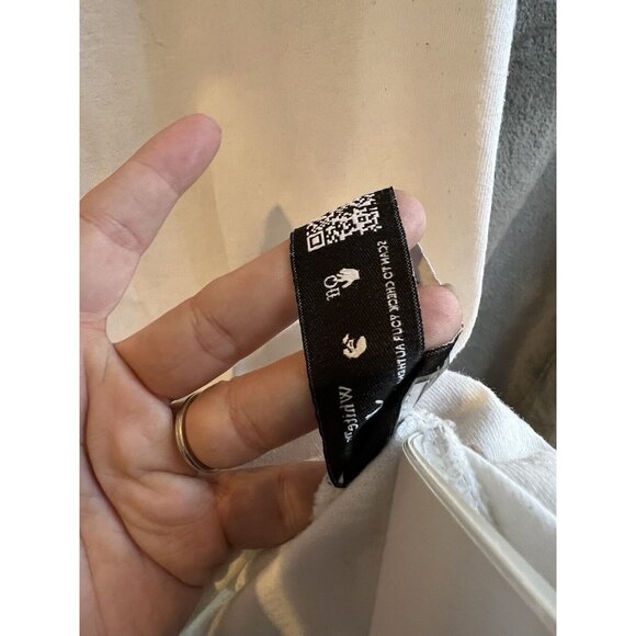 Vtg Off-White Size Small Authentic Bubble Arrows Slim Fit T-Shirt 2013 - Picture 13 of 14